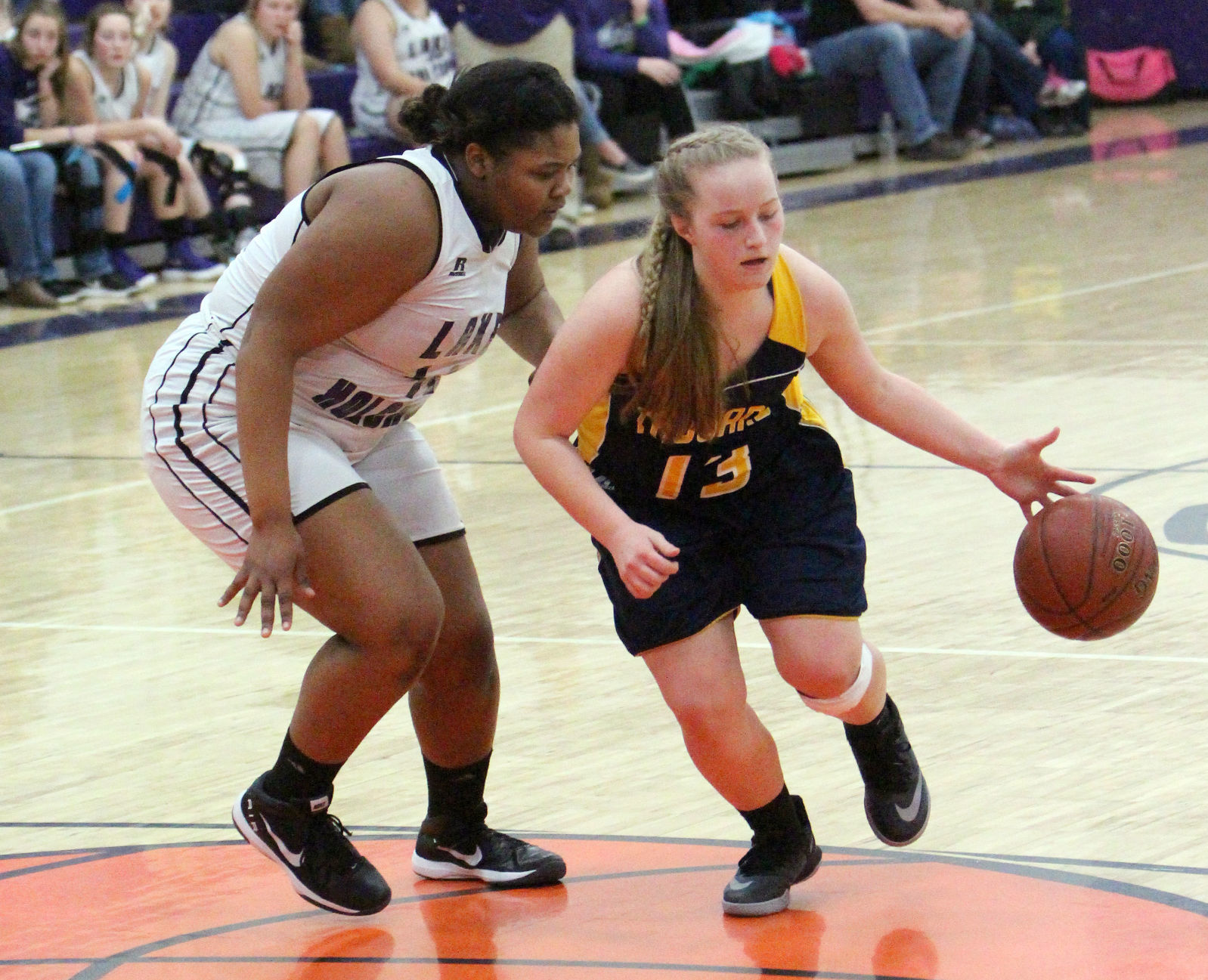New Auburn at Lake Holcombe girls basketball 2-13-18